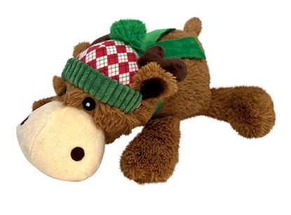 Picture of KONG Holiday Cozie Reindeer - Plush Cuddle & Play Dog Toy